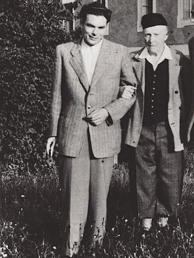 Paul Flora zu Besuch bei Kubin (1951)