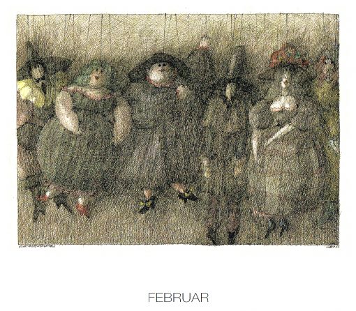 Paul Flora Kalender2024 Februar