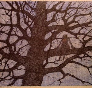 Monsieur Corbeau im Baum