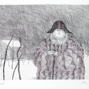 Harlekin im Winter