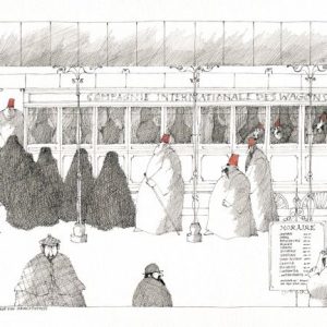 Ein Harem besteigt den Orientexpress