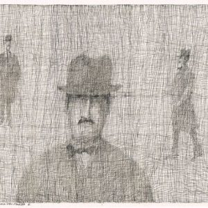 Der Blick der Witwe durch den Schleier