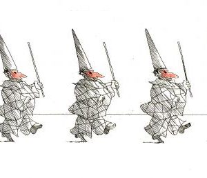 Fünf maskierte Bajazzi