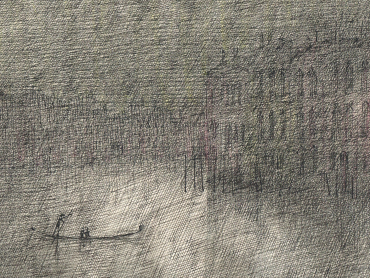 Paul Flora Canal Grande, Nebel