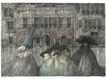Paul Flora Carnevale Veneziano