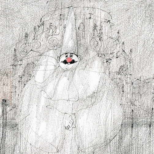 Paul Flora Postkarte Carnevale Veneziano II