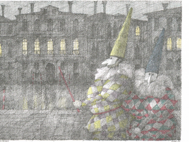 Paul Flora Carnevale Venziano 1984