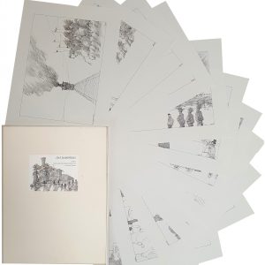 Paul Flora Dampfross-Mappe