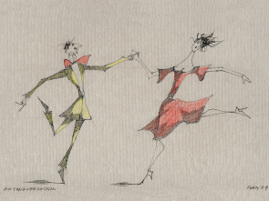 Paul Flora Ein Tanzvergnügen