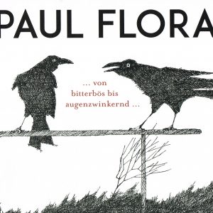 Paul Flora Buch für Ausstellung Karikaturmuseum Krems-von bitterbös bis augenzwinkernd