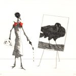 Paul Flora Radieurng Monsieur Corbeau Artiste