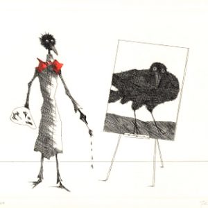 Paul Flora Radieurng Monsieur Corbeau Artiste