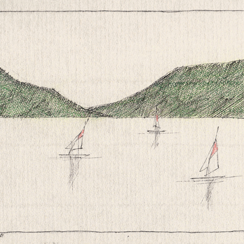 Paul Flora Wolfgangsee