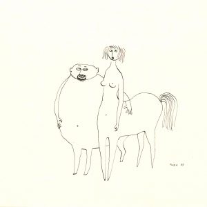 Herr Lasky und ein junges Mädchen