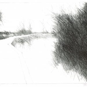 Paul Flora Lithographie Am Weg nach Torcello, Venedig)