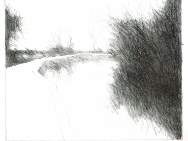 Paul Flora Lithographie Am Weg nach Torcello, Venedig)