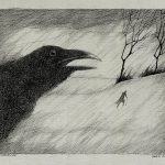Paul Flora Poster Winterreise