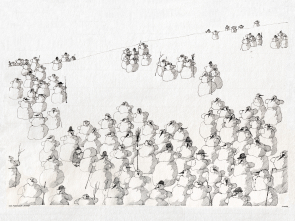 Paul Flora Postkarte Ein eifriges Kind