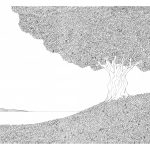 Paul Flora Postkarte Literarische Landschaft